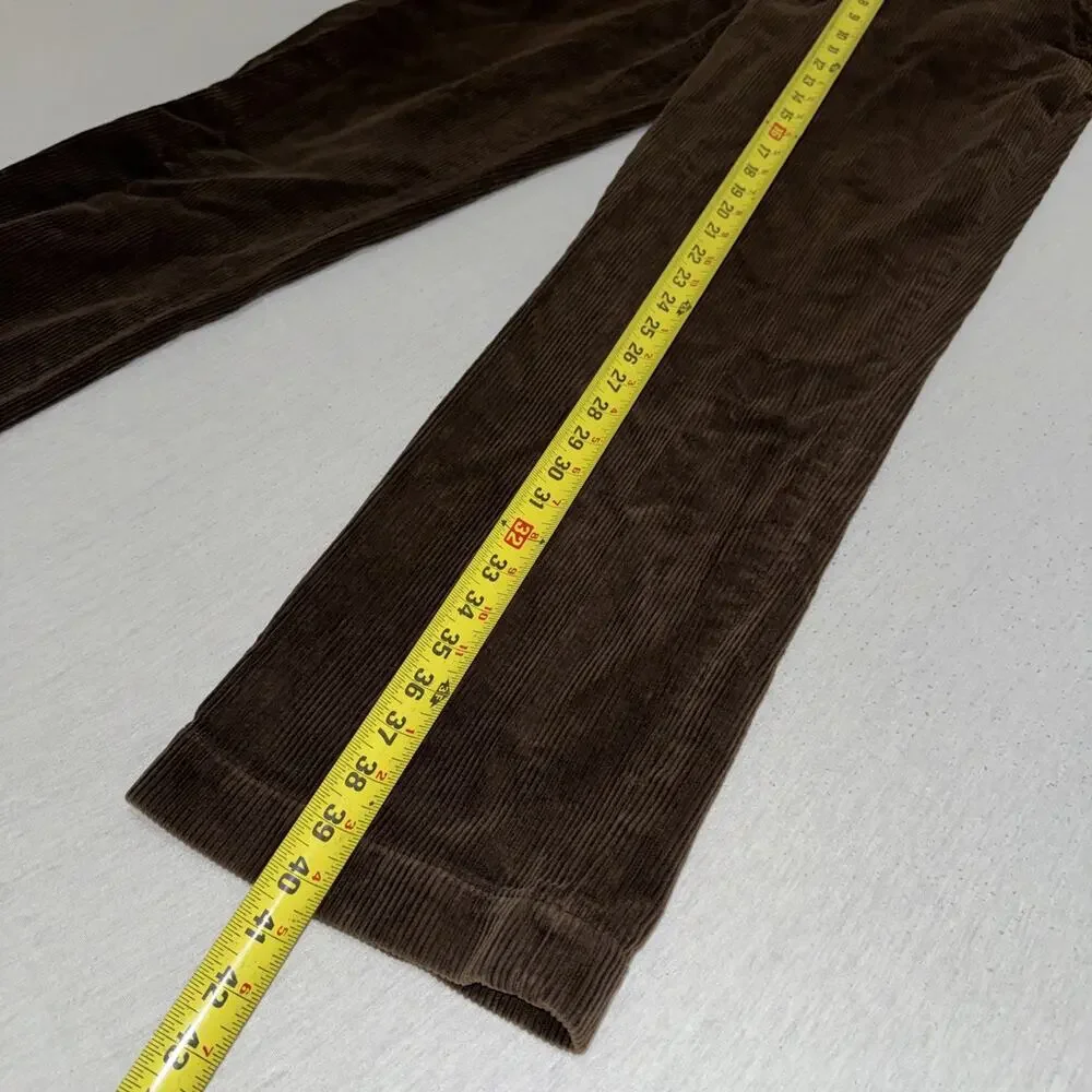 Polo Ralph Lauren Preston Corduroy Pants Men's 38x32 Brown/ Navy (Lot Of 2) EUC